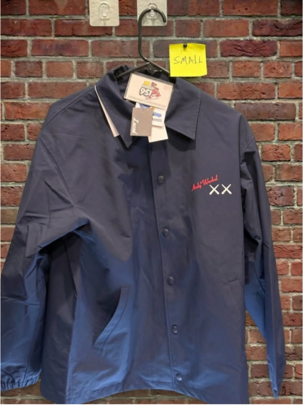 KAWS x Warhol x Uniqlo Coach Jacket Small JP 476316 Brand New